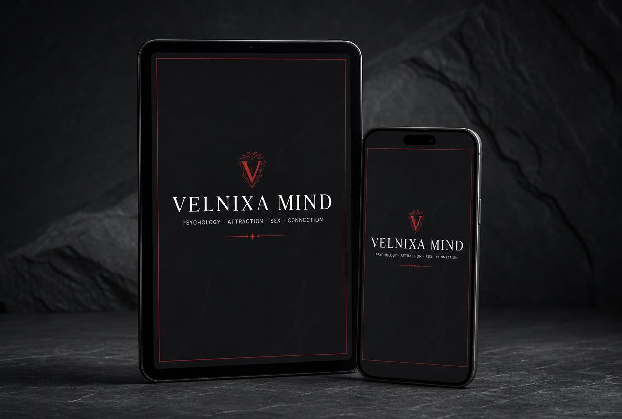VELNIXA MIND digital guides shown on a tablet and phone